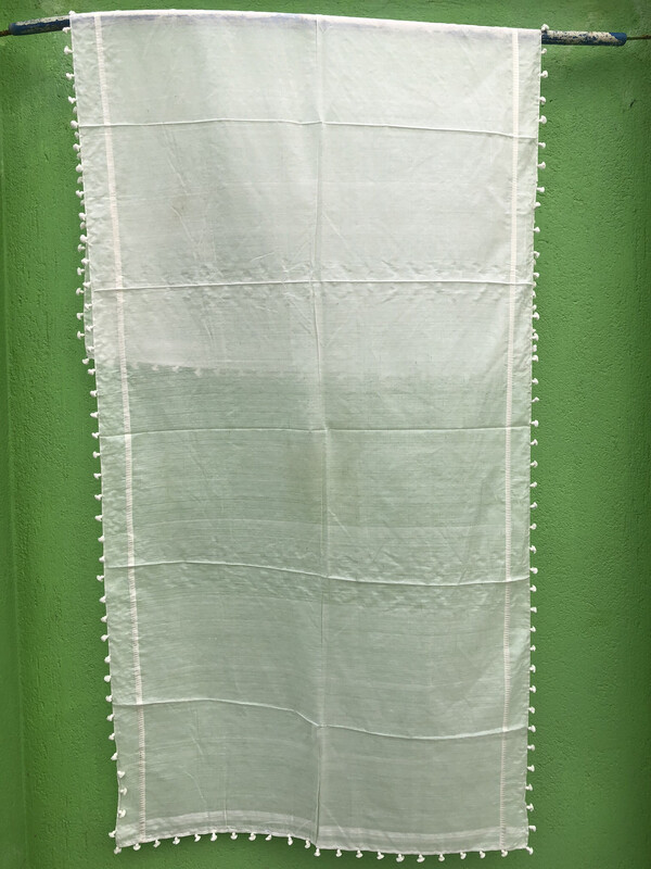 Silk With Muslin Cotton Dupatta