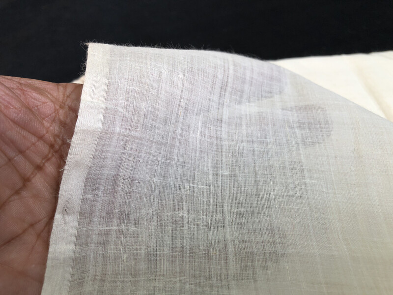 Hand Spun Hand Woven 400 Count Muslin Cotton Fabric