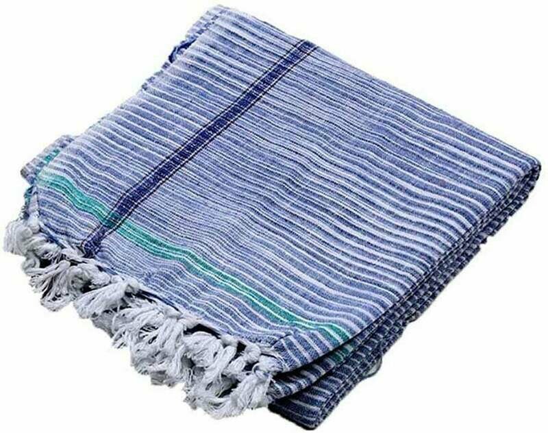 Gamcha / Bath and Beach Towel - ( Natural Cotton )