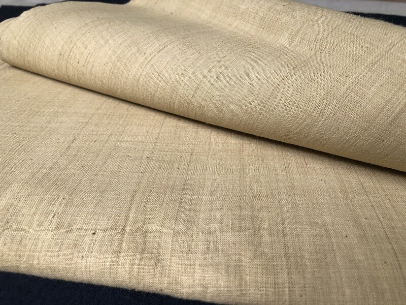Hand Spun Hand Woven Yarn Dyed Natural Color