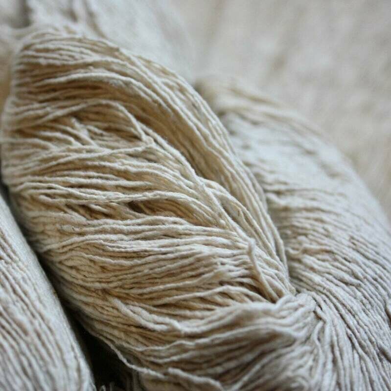 Handmade Mulberry Noil Silk Yarn