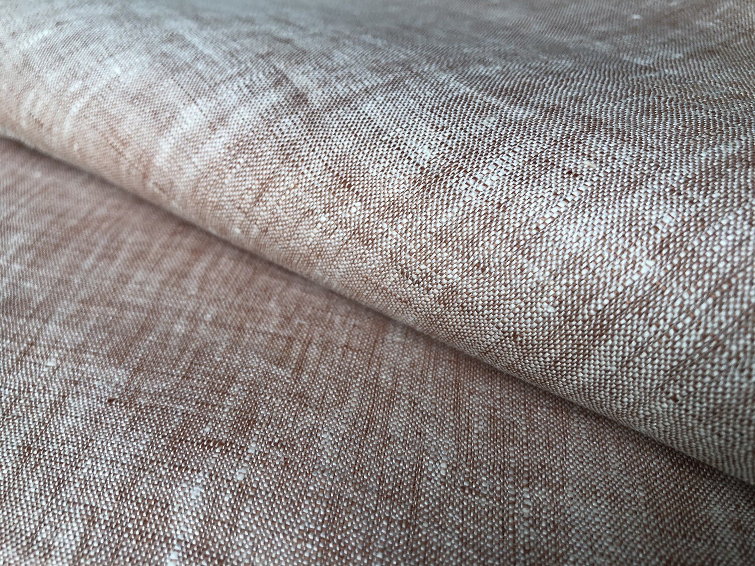 Hand Woven Linen With Muslin Cotton Fabric