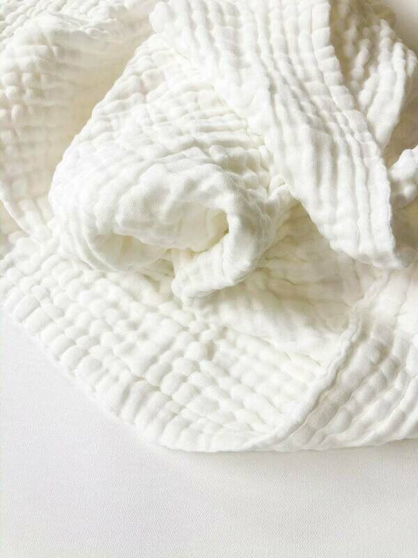 Ambara Charaka spun and Handwoven Cotton Muslin  Blanket
