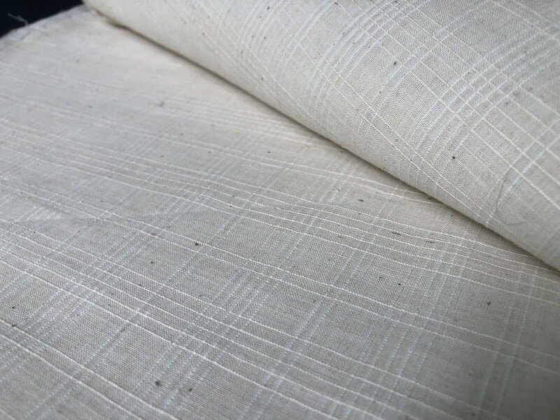 Hand Spun Hand Woven 200 Count Muslin Cotton Design Fabric