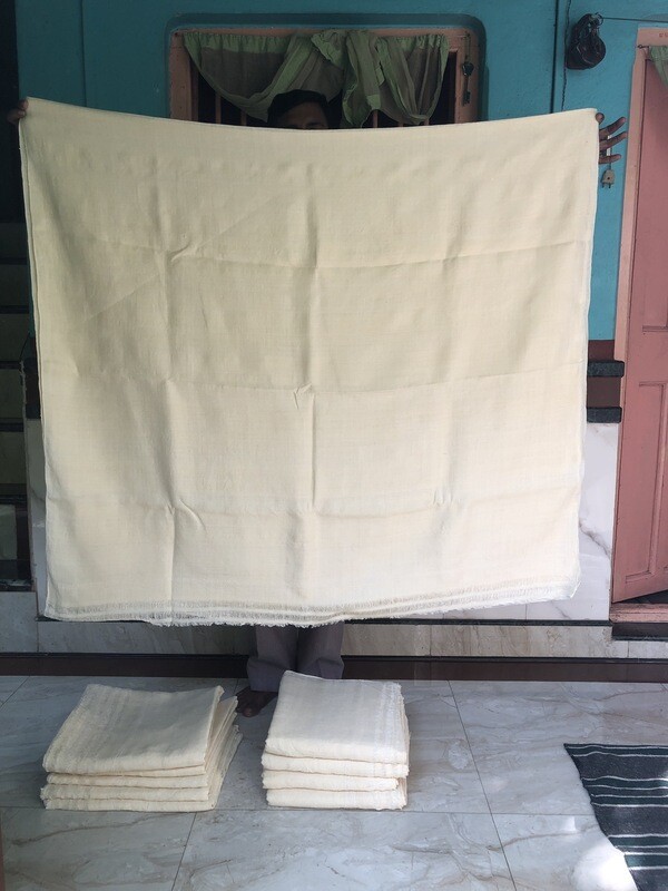 Matka Silk / Peace Silk / Ahimsa Silk DHOTI AND CHADAR