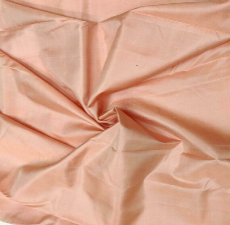 Peach Mulberry Silk Fabric/100% Pure Silk Fabric
