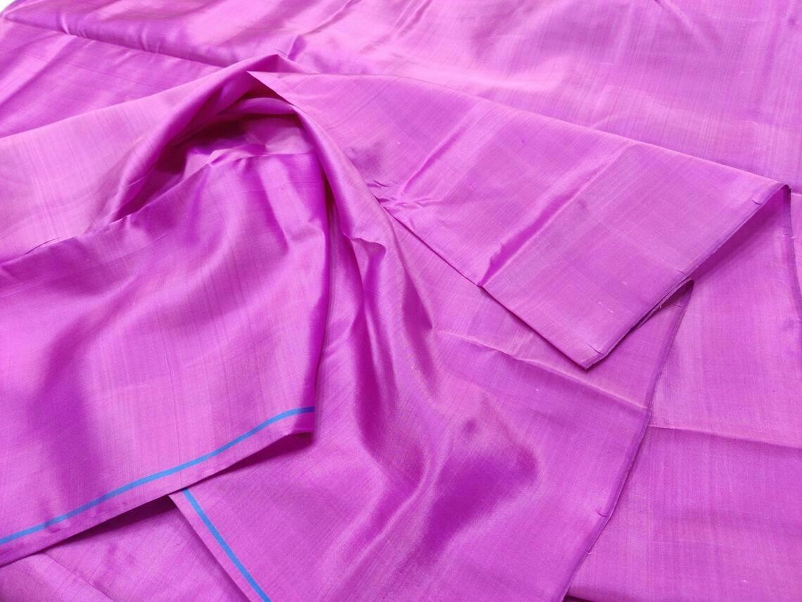 Purple Mulberry Silk Fabric/100% pure silk fabric
