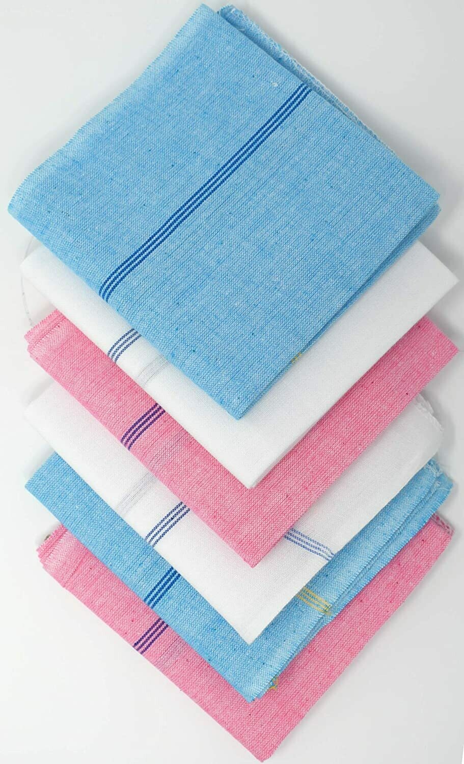 Cotton Handkerchiefs Hand-loom Handkerchiefs made with 100% Cotton - 