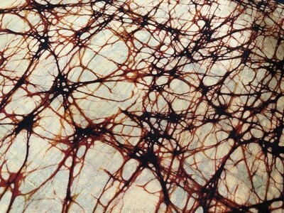 Hand Batik Printed Mulberry Silk Fabric