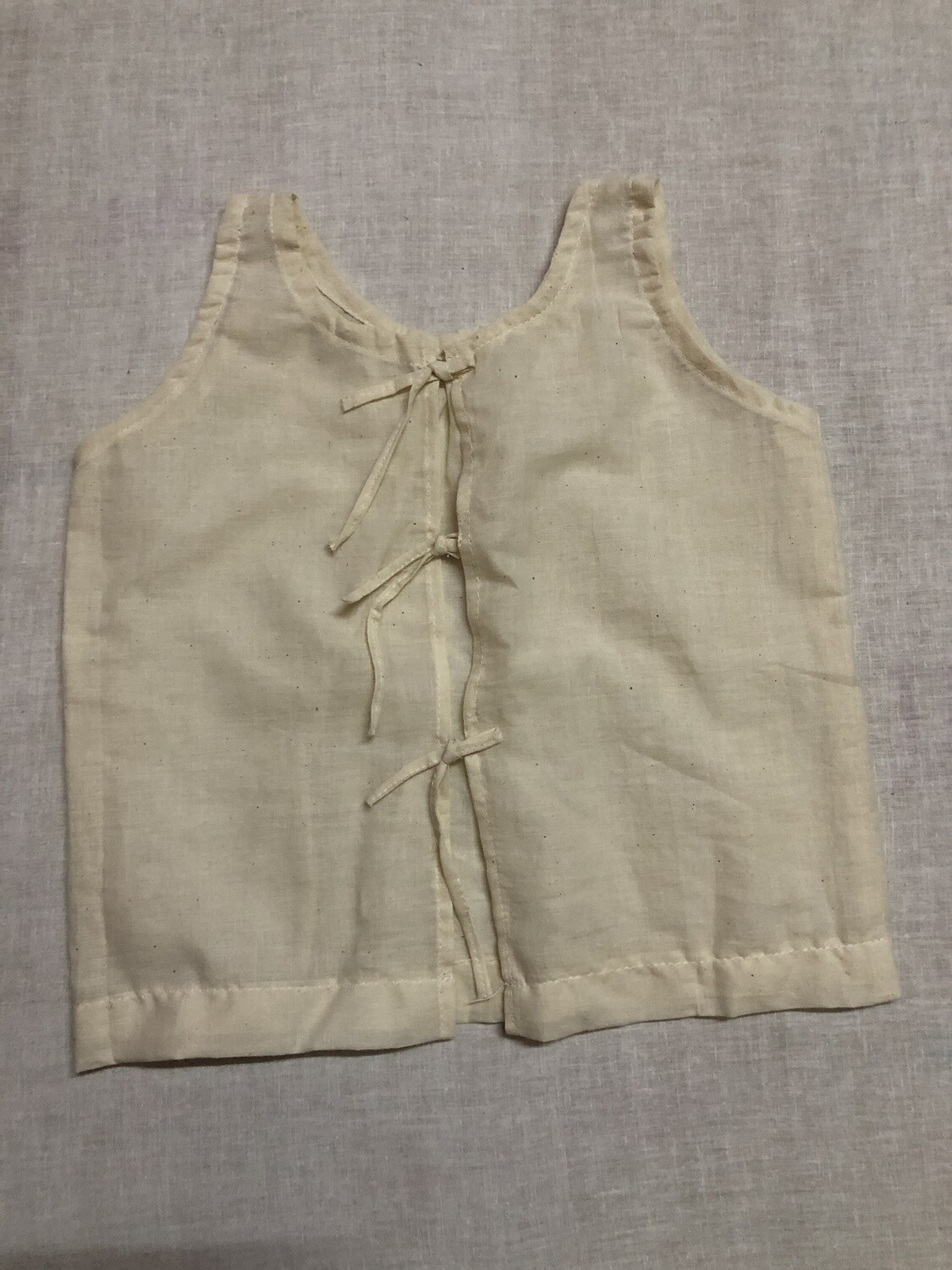 Ambara Charaka  Handwoven cotton muslin Jhabla for Infants (0 - 3 months) - Set of 5.