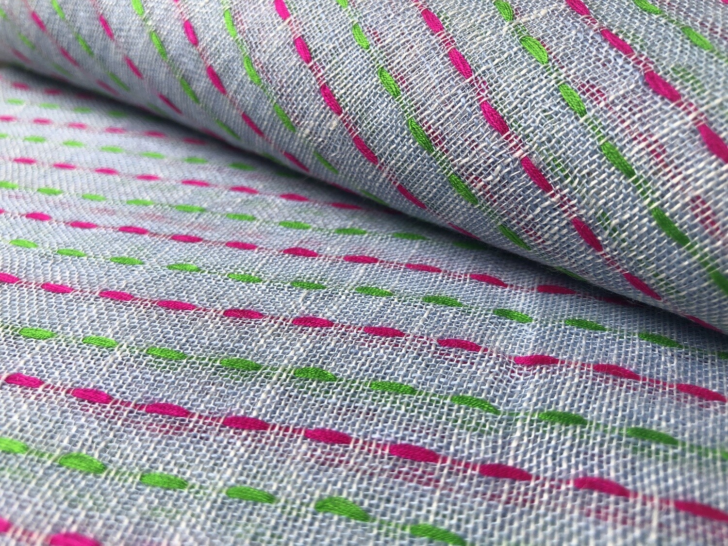 Linen Kantha Fabric