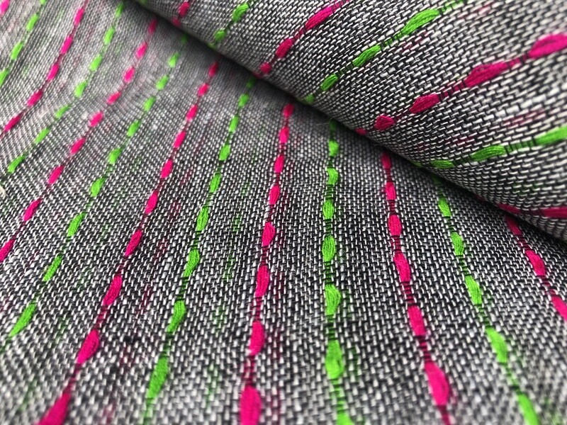 Linen Kantha Fabric