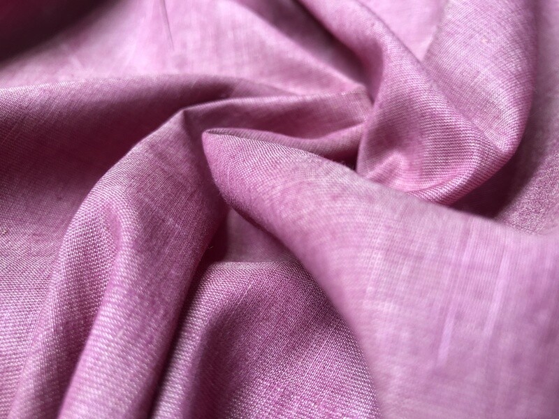 Mulberry Silk With Muslin Cotton  Fabric