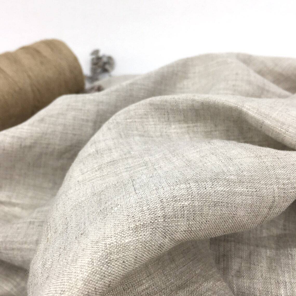 Linen Fabric UnDyed  Natural Linen