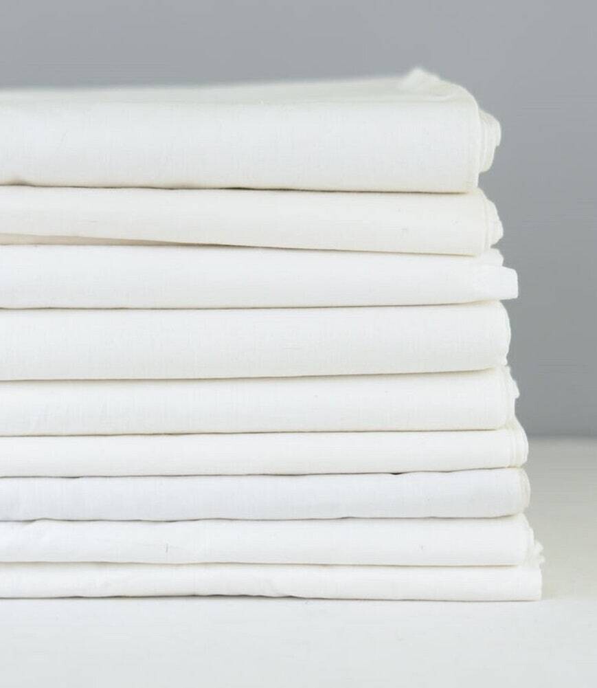 Pure Hand Spun Hand Woven Cotton Fabric Ready for Dying Plain Fabric | White Fabric || White Cotton Fabric 
