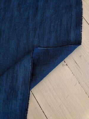 Midnight blue linen fabric | Linen Fabric Hand Spun Hand Woven Midnight blue linen fabric | Linen Fabric Hand Spun Hand Woven