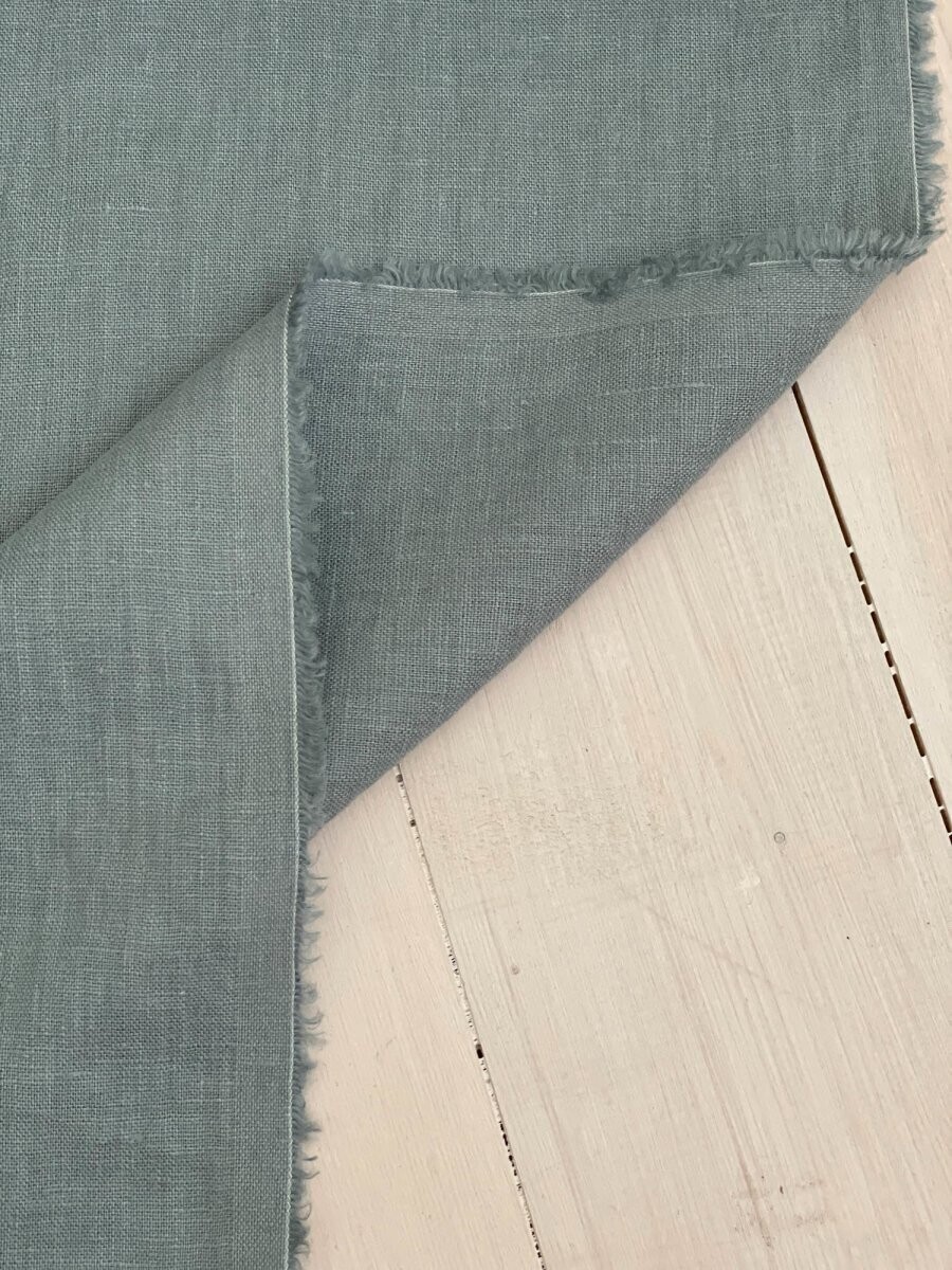 Winter sky linen fabric | Linen Fabric Hand Spun Hand Woven