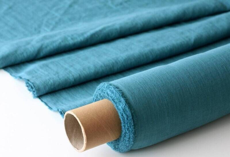 Sea Green Linen Fabric
 | Linen Fabric Hand Spun Hand Woven