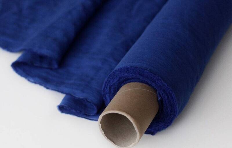 Royal Blue Linen Fabric
 | Linen Fabric Hand Spun Hand Woven