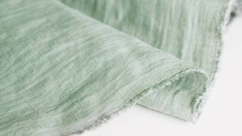 Sage Green Linen Fabric
 | Linen Fabric Hand Spun Hand Woven