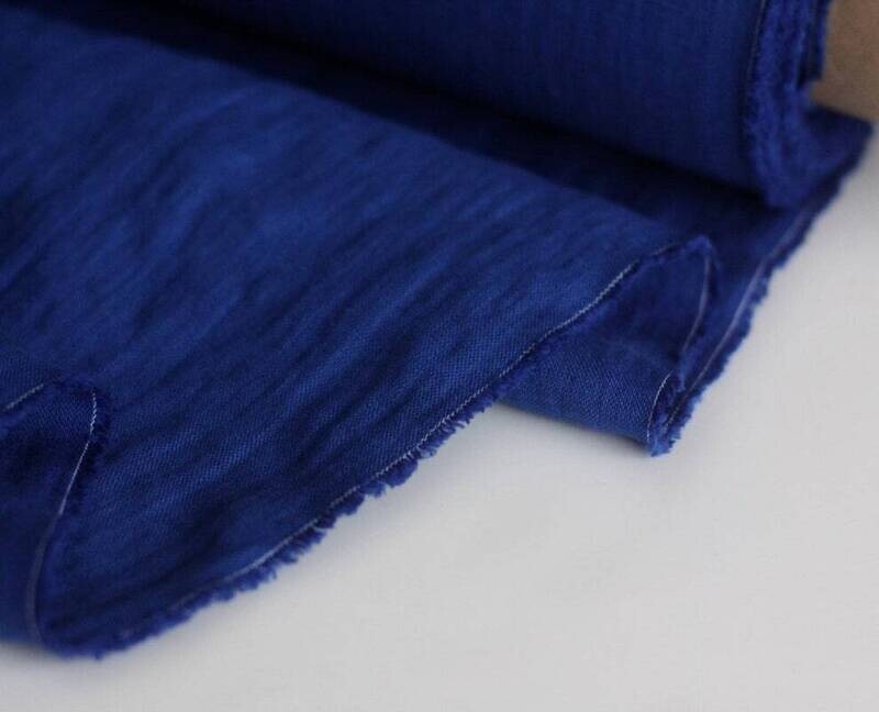 Royal Blue Linen Fabric
 | Linen Fabric Hand Spun Hand Woven