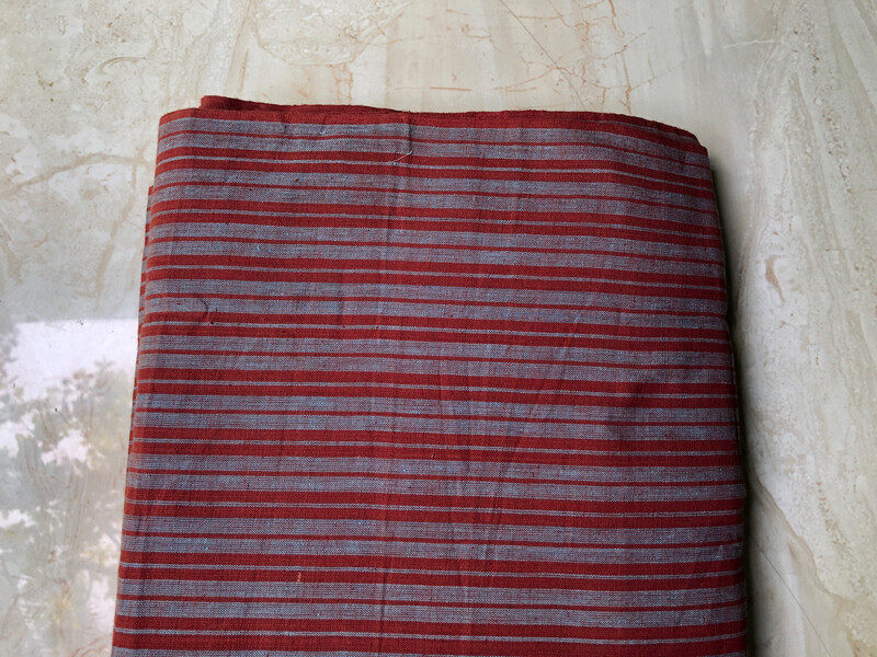 Hand Spun Hand Woven Cotton Fabric