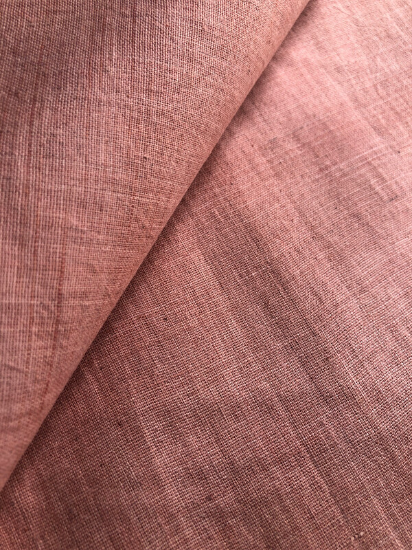 Hand Spun Hand Woven Yarn Dyed Natural Color