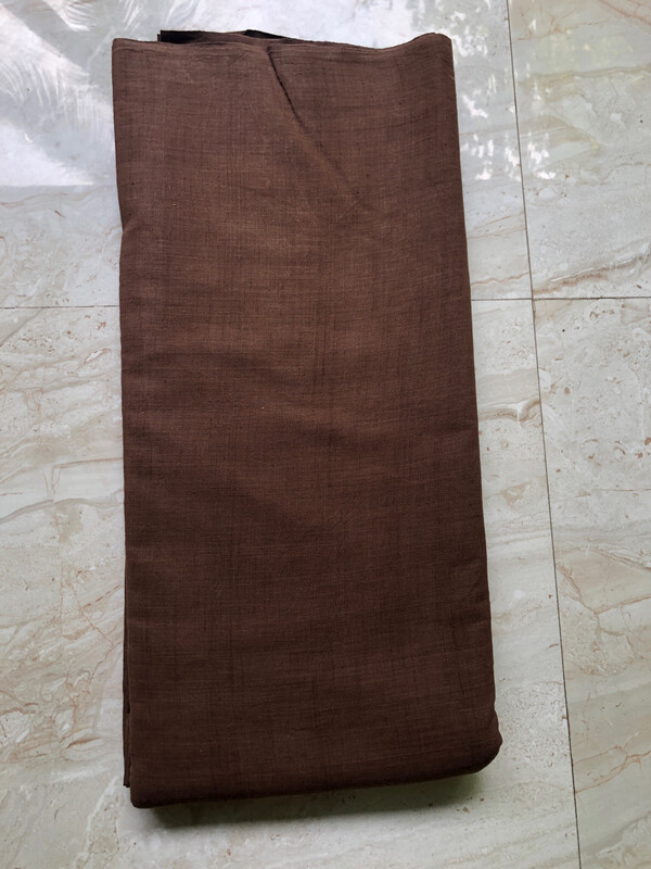 Hand Spun Hand Woven Yarn Dyed Natural Color