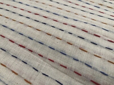 Hand Stitched Muslin Kantha Fabric | Hand Stitched Muslin Kantha Fabric |