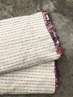 Hand Stitched Muslin Kantha Fabric |