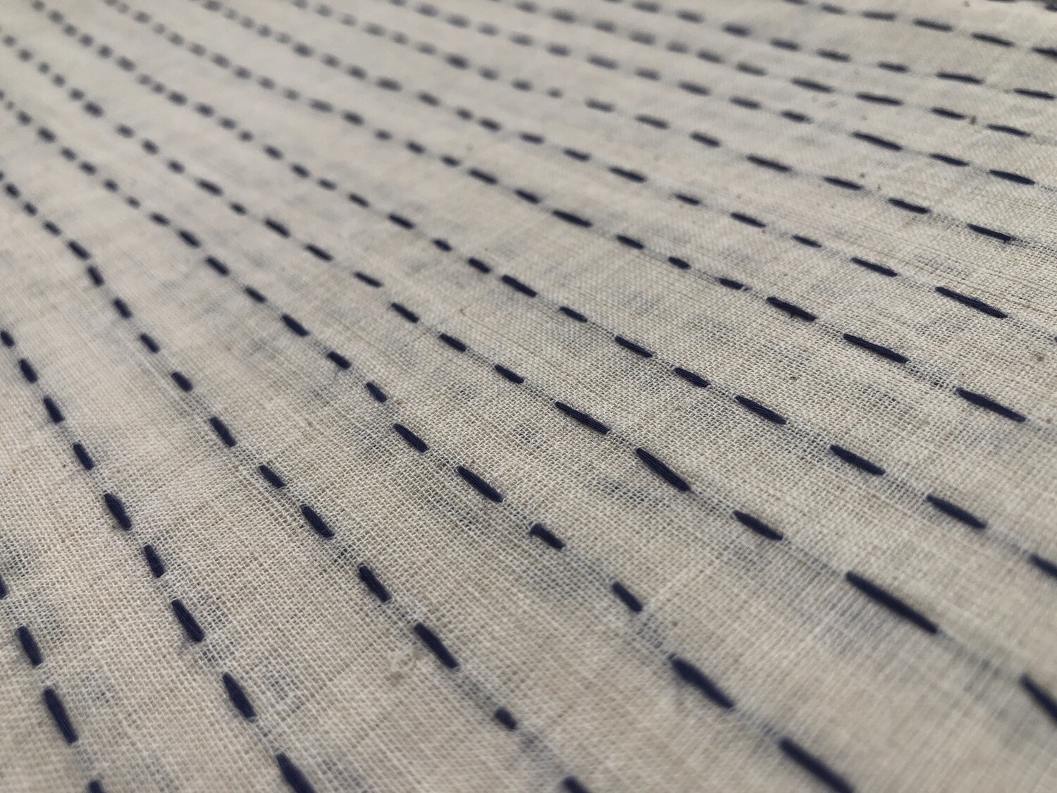 Hand Stitched Muslin Kantha Fabric |