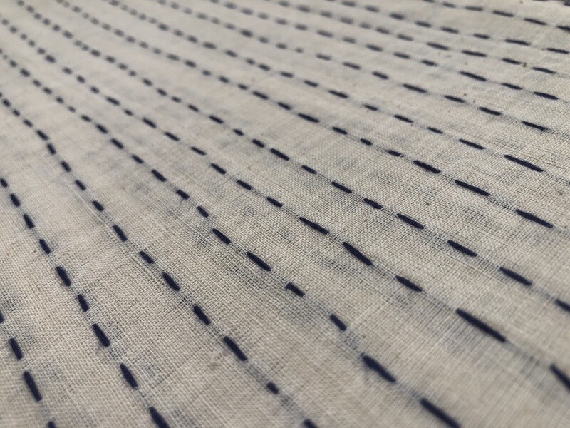 Hand Stitched Muslin Kantha Fabric |