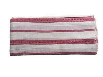 Cotton Yarn Dyed Dobby Woven-Red Color with White Dobby-Fabric Cotton Yarn Dyed Dobby Woven-Red Color with White Dobby-Fabric