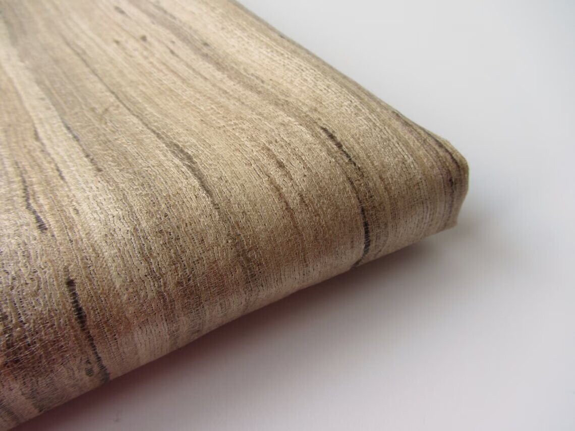 Katiea Matka Silk fabric | Natural raw silk Undied Natural Color