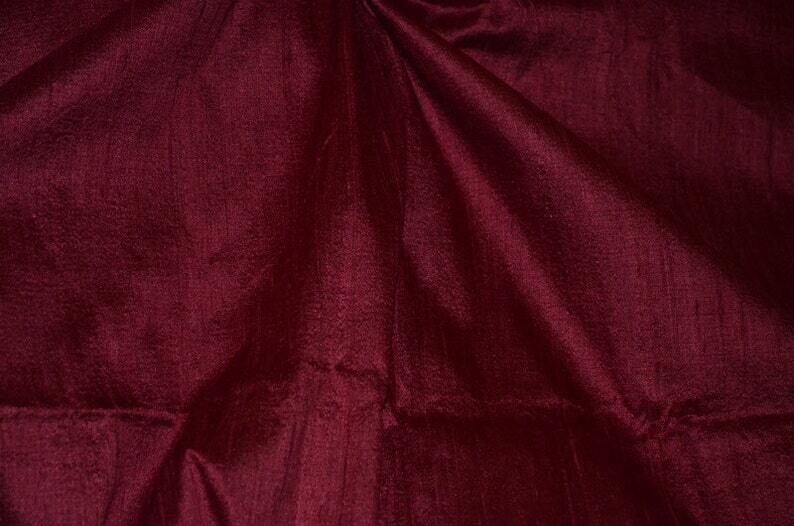 Silk Dupioni Fabric / Raw Silk