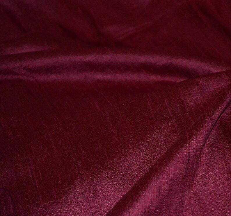 Silk Dupioni Fabric / Raw Silk