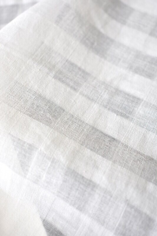 Hand Spun Hand Woven 200 Count Muslin Cotton Design  Fabric