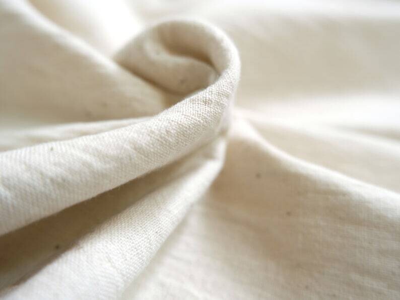 Handwoven 1/1 weave RFD Kala Cotton Fabric by the yard, 45&quot; inches wide, 150 GSM