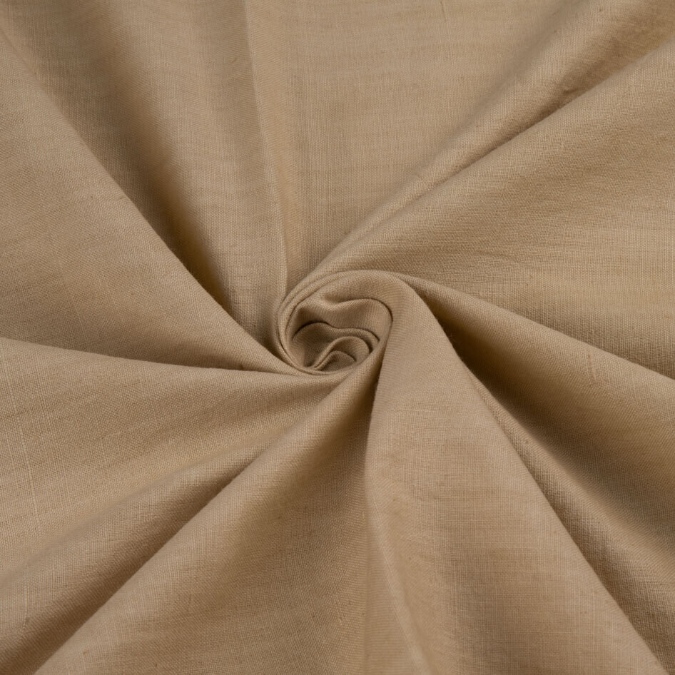 PLAIN DARK KHAKI COTTON FABRIC - HAND SPUN HAND WOVEN FABRIC | ORGANIC FABRIC
