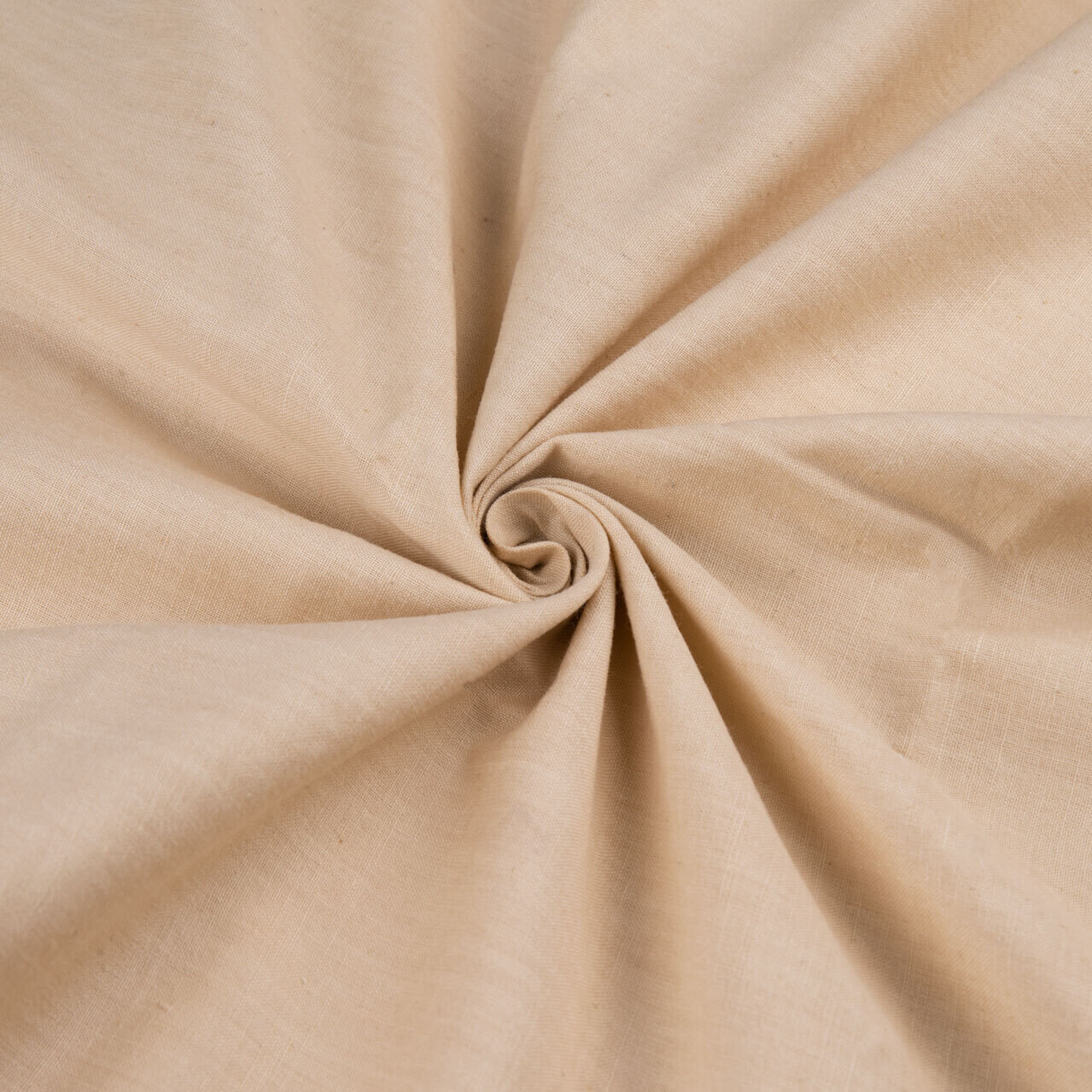 PLAIN LIGHT KHAKI COTTON FABRIC - HAND SPUN HAND WOVEN FABRIC | ORGANIC FABRIC