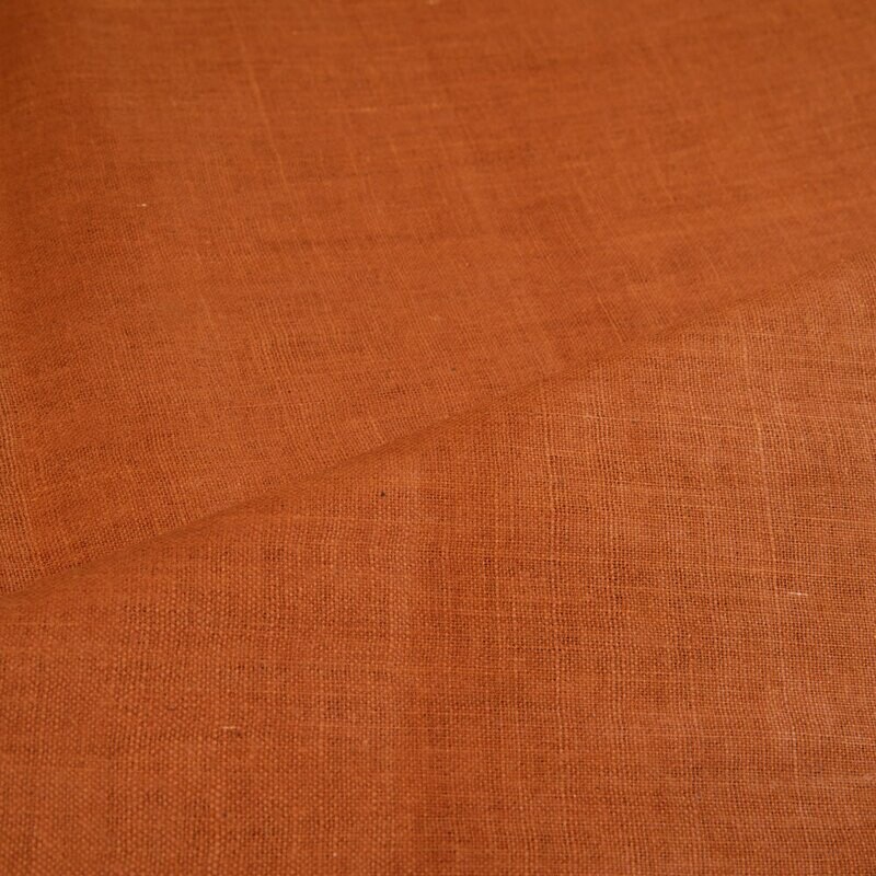 PLAIN BROWN COTTON FABRIC - HAND SPUN HAND WOVEN FABRIC | ORGANIC FABRIC