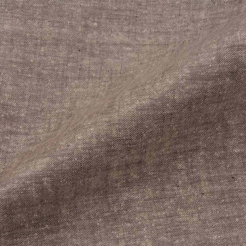 PLAIN BROWN MATKA SILK & COTTON BLEND HANDWOVEN FABRIC| ORGANIC FABRIC