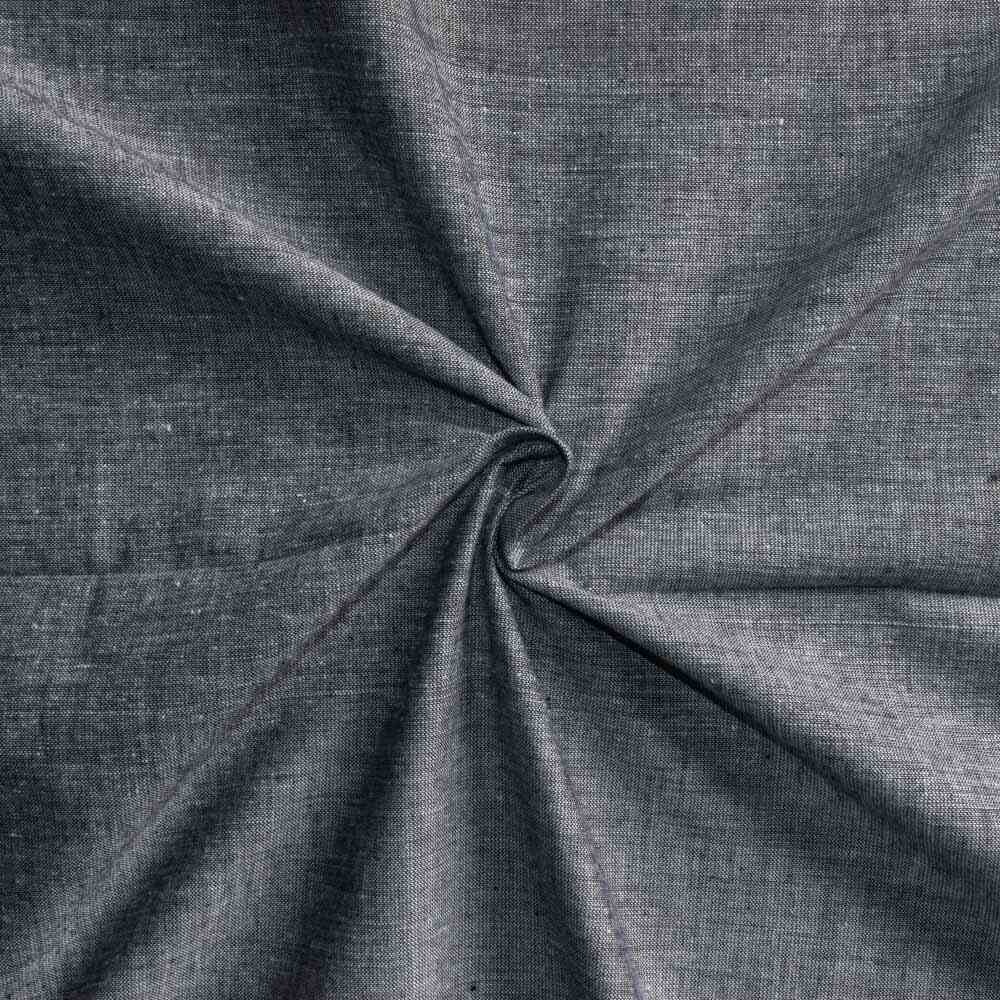 PLAIN GREY COTTON FABRIC - HAND SPUN HAND WOVEN FABRIC | ORGANIC FABRIC| ORGANIC FABRIC