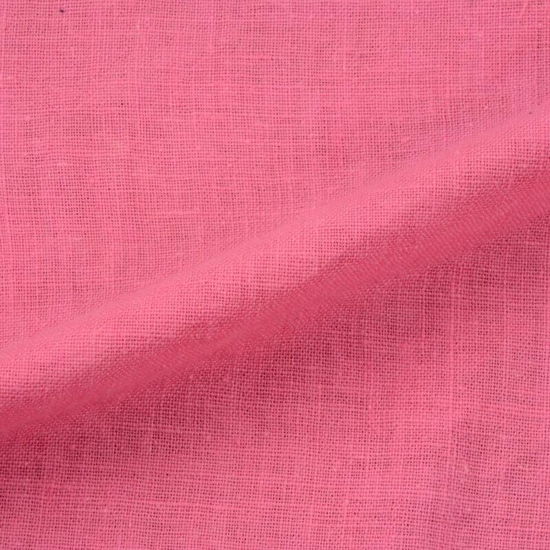 PLAIN PINK COTTON FABRIC - HAND SPUN HAND WOVEN FABRIC | ORGANIC FABRIC