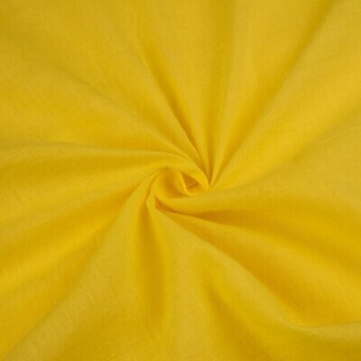 PLAIN YELLOW COTTON FABRIC - HAND SPUN HAND WOVEN FABRIC | ORGANIC FABRIC