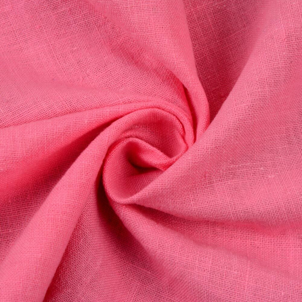 PLAIN PINK  COTTON FABRIC - HAND SPUN HAND WOVEN FABRIC | ORGANIC FABRIC