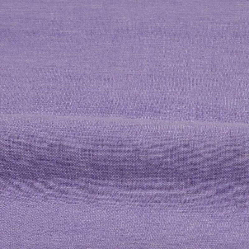 CHAMBRAY PURPLE COTTON FABRIC - HAND SPUN HAND WOVEN FABRIC | ORGANIC FABRIC