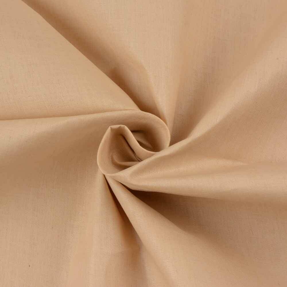 PLAIN PEACH  COTTON FABRIC - HAND SPUN HAND WOVEN FABRIC | ORGANIC FABRIC