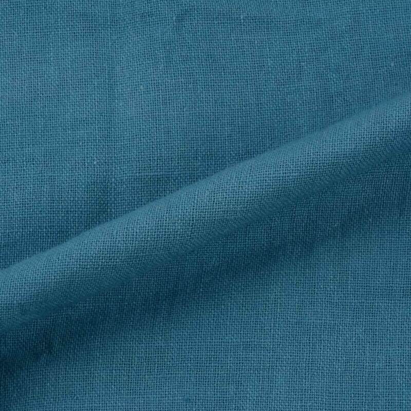 PLAIN BLUE COTTON FABRIC - HAND SPUN HAND WOVEN FABRIC | ORGANIC FABRIC