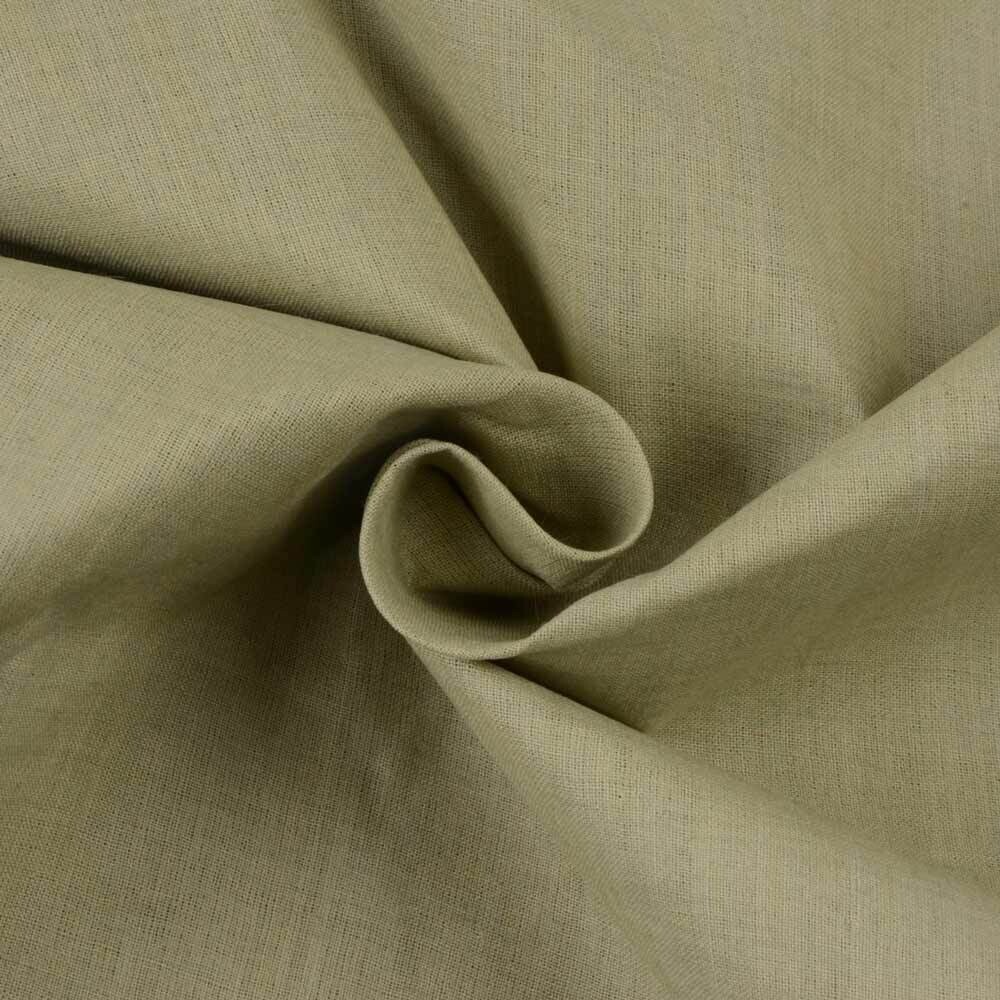 PLAIN OLIVE COTTON FABRIC - HAND SPUN HAND WOVEN FABRIC | ORGANIC FABRIC